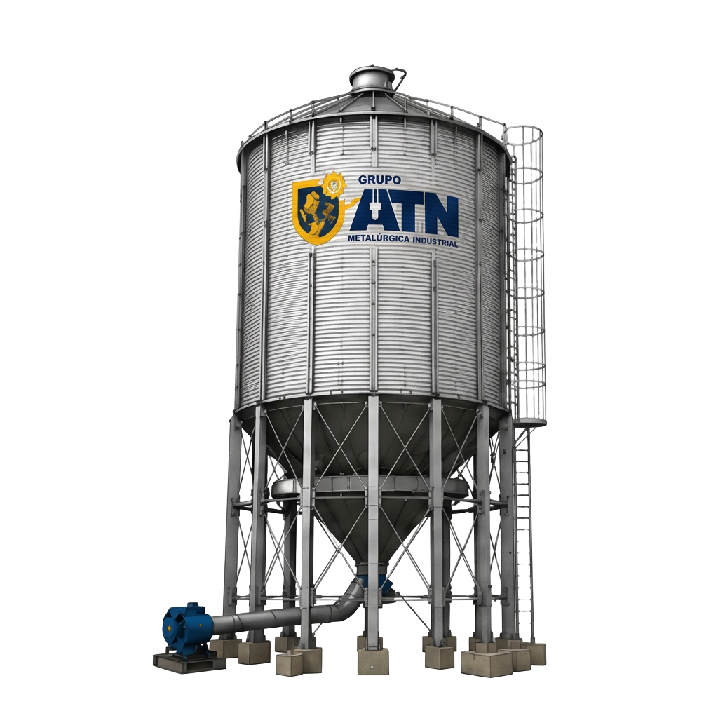 Silos de Grãos Elevado